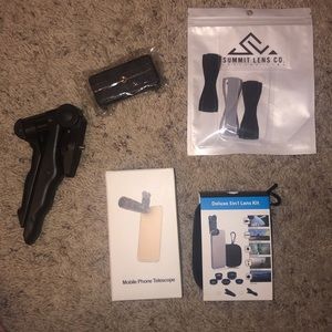 6 lens with tripod for phone camera
